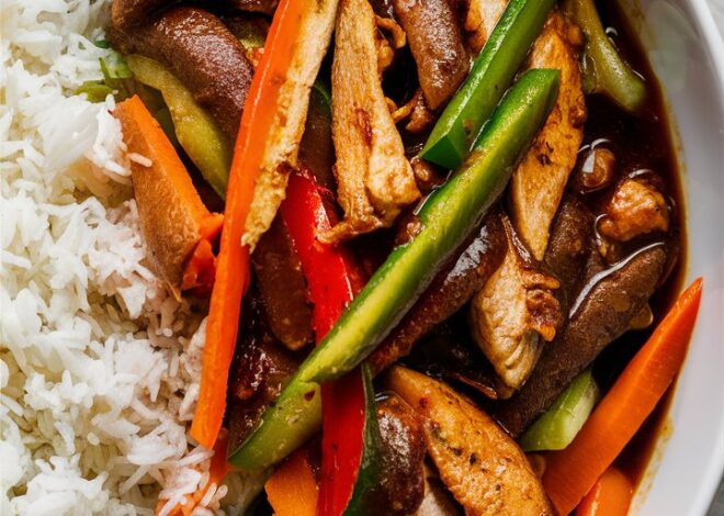 Quick Spicy Garlic Chicken Stir Fry with Rice Recipe for Busy Nights 2025
