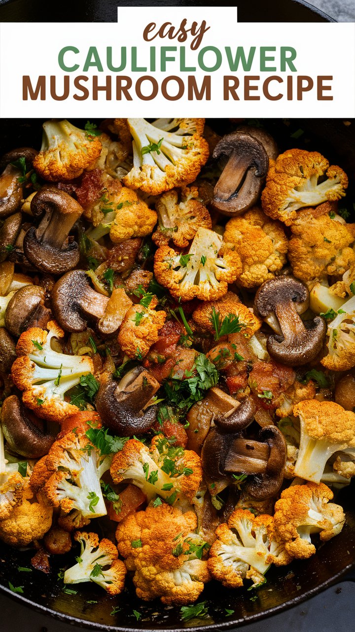 Healthy & Flavorful Cauliflower Mushroom Skillet in 20 Minutes 2025
