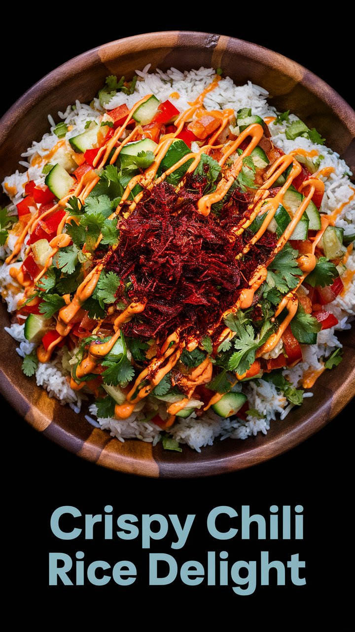 Easy Crispy Chili Rice Salad – Perfect for Meal Prep & Lunches 2025