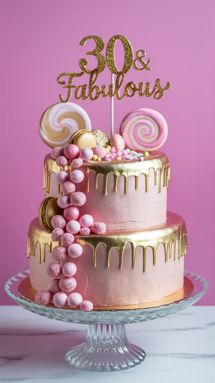 Celebrate in Style: 22 Beautiful 30th Birthday Cakes for Women 2025