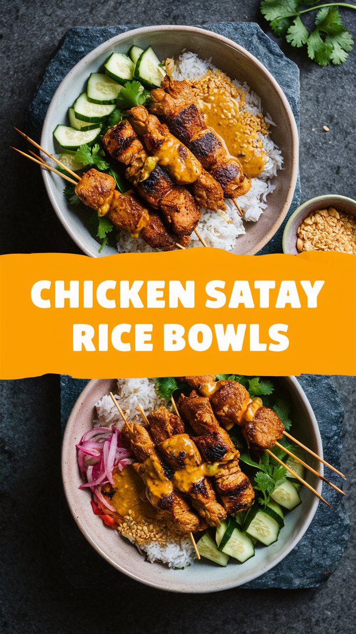 How to Make Creamy Peanut Satay Chicken Bowls at Home 2025