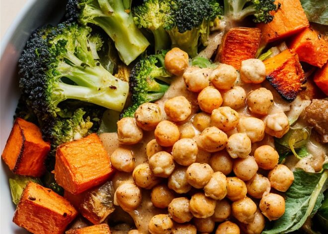 Quick & Easy Roasted Veggie Chickpea Bowl for Lunch or Dinner 2025