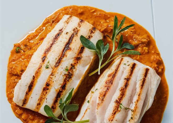 Easy Mediterranean Grilled Cod Recipe with Nutty Romesco Sauce 2025