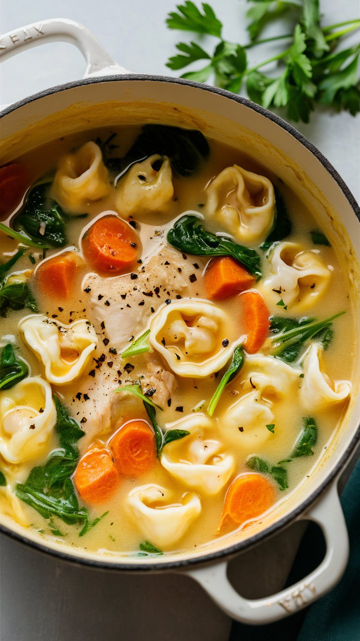 The Best Crockpot Chicken Tortellini Soup for Cozy Evenings 2025