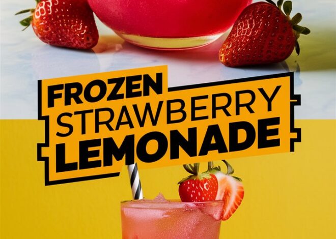 Refreshing Frozen Strawberry Lemonade You Can Make in Minutes 2025
