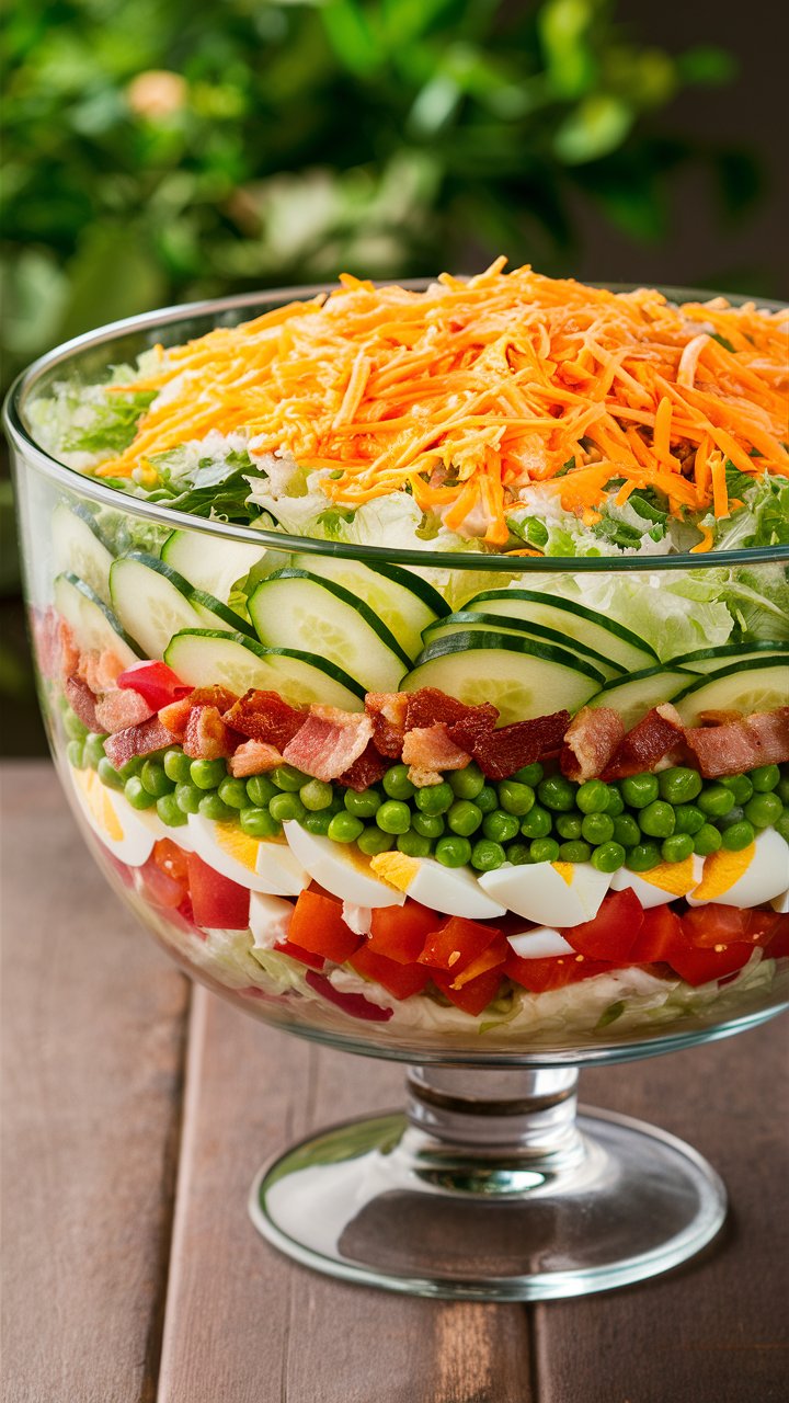 Easy Layered Salad with Eggs and Bacon for Any Occasion 2025