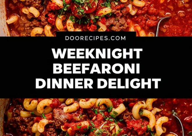 The Best Easy Beefaroni Recipe You’ll Ever Try 2025