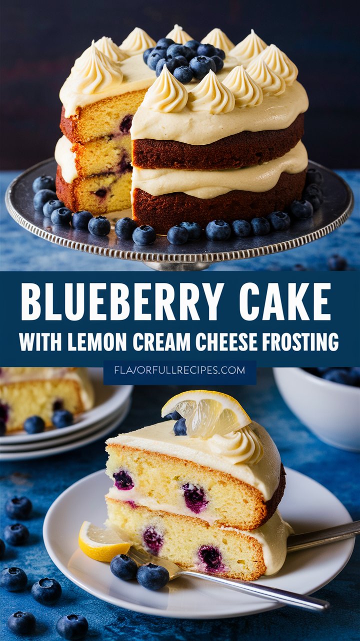 Easy Yet Elegant Blueberry Cake with Bright Lemon Cream Cheese Frosting 2025