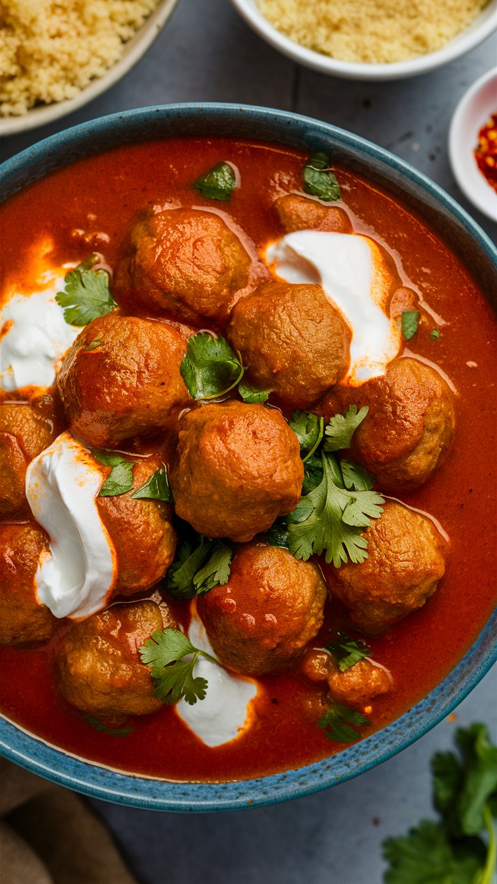 Juicy Spiced Beef Meatballs in Velvety Tomato Sauce – A Family Favorite 2025