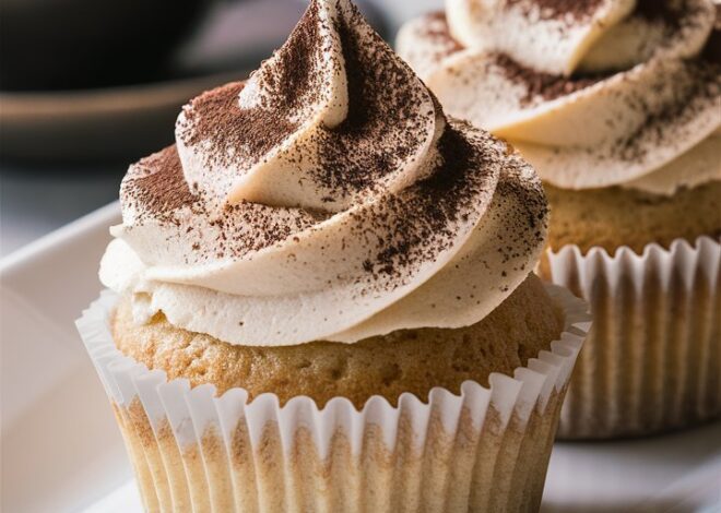 Step-by-Step Vanilla Espresso Cupcakes with Light Mascarpone Cream 2025