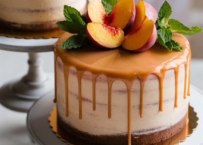 How to Bake the Perfect Peach Cake with a Rich Brown Sugar Glaze 2025