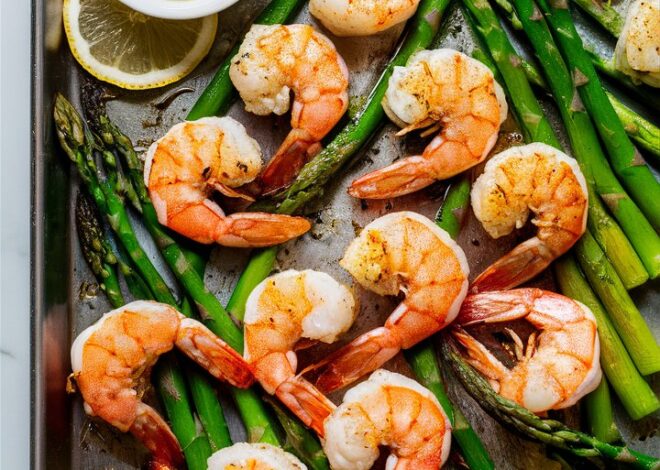 Garlic Lemon Shrimp & Asparagus Bake – Quick Weeknight Meal 2025