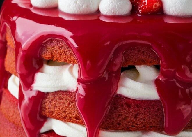 Moist and Fluffy Strawberry Jello Cake – A Berry Lover’s Dream 2025