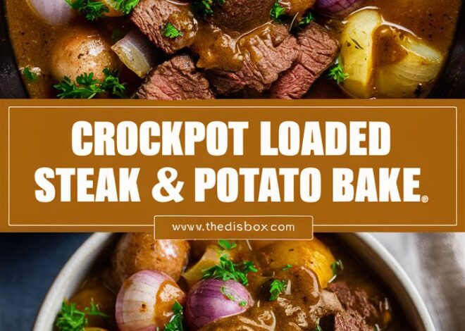 Slow Cooker Cheesy Steak and Potatoes: Melt-in-Your-Mouth Goodness 2025