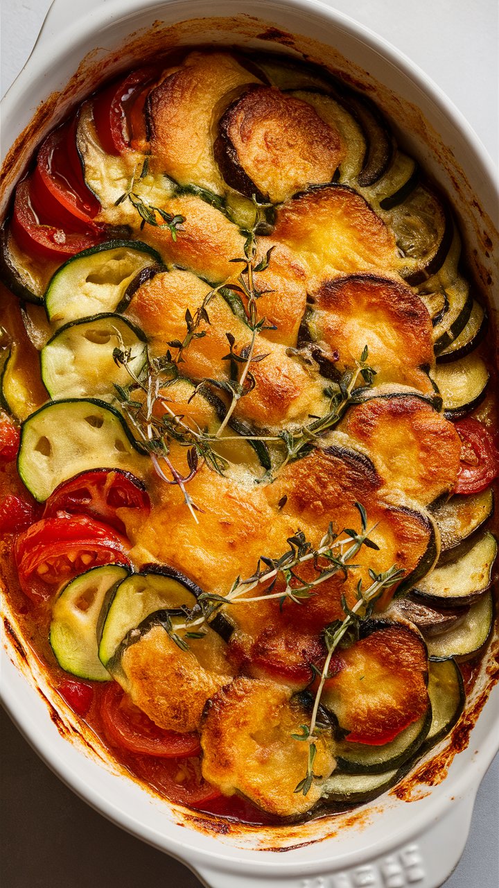 Vegan and Gluten-Free Roasted Zucchini Potato Casserole Recipe 2025