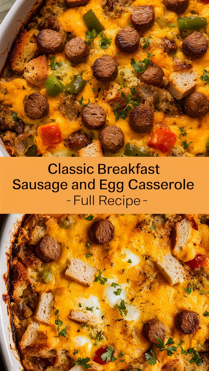 How to Make the Perfect Sausage and Egg Breakfast Casserole from Scratch 2025