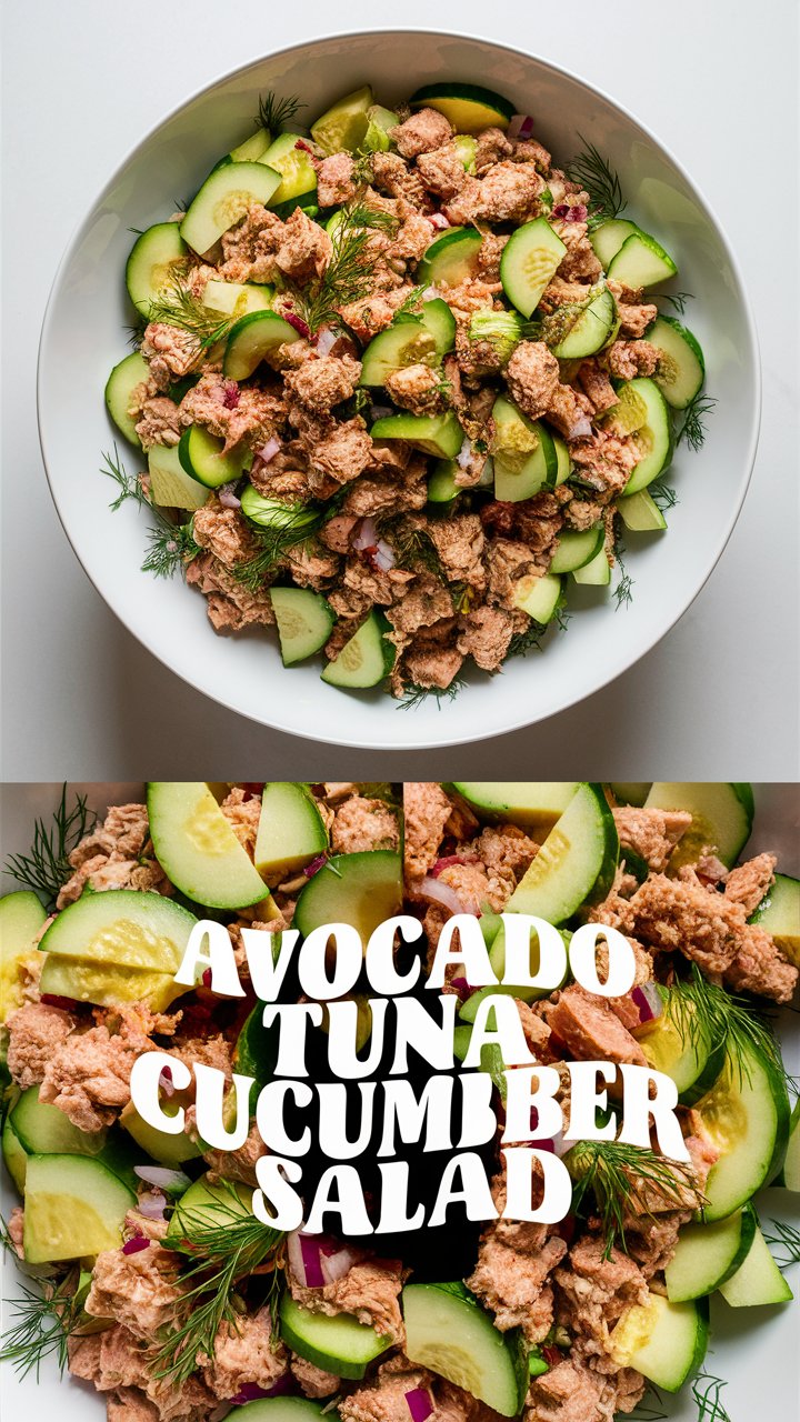 How to Make Tuna Avocado Cucumber Salad in Under 10 Minutes 2025
