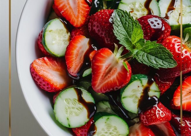 How to Make the Perfect Summer Strawberry Cucumber Salad 2025