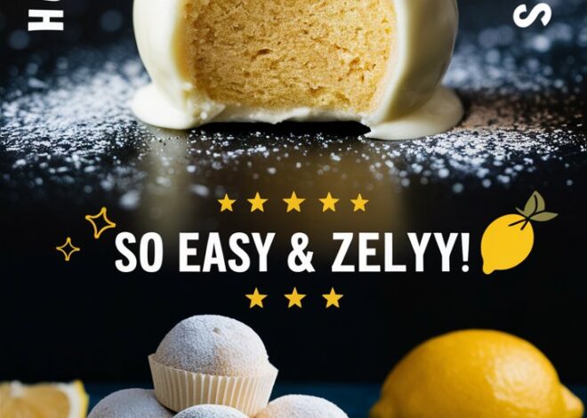 Quick & Creamy No-Bake Lemon Truffles – Keto-Friendly Option 2025
