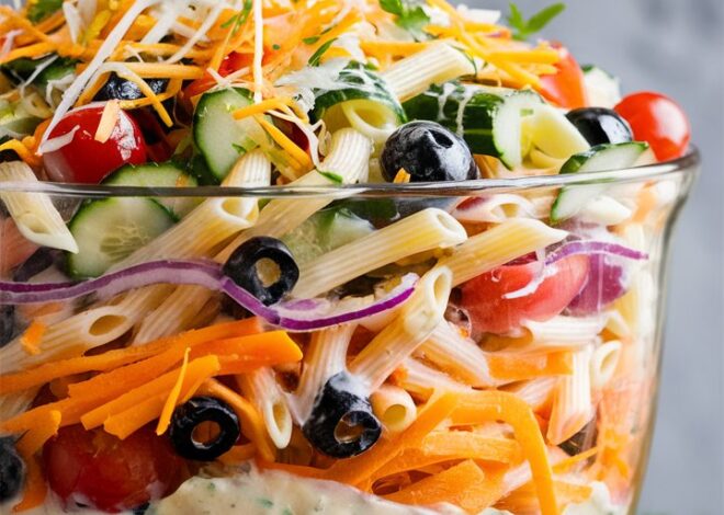 How to Make a Delicious and Colorful Layered Pasta Salad 2025