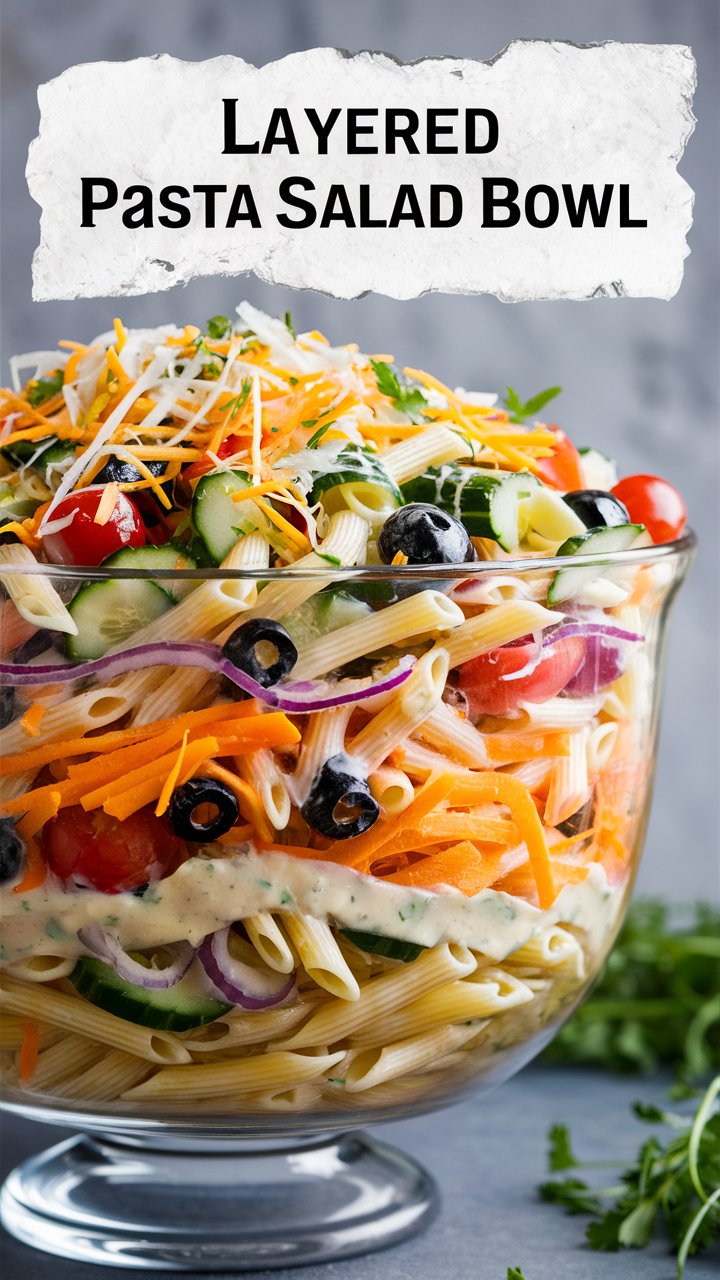 How to Make a Delicious and Colorful Layered Pasta Salad 2025