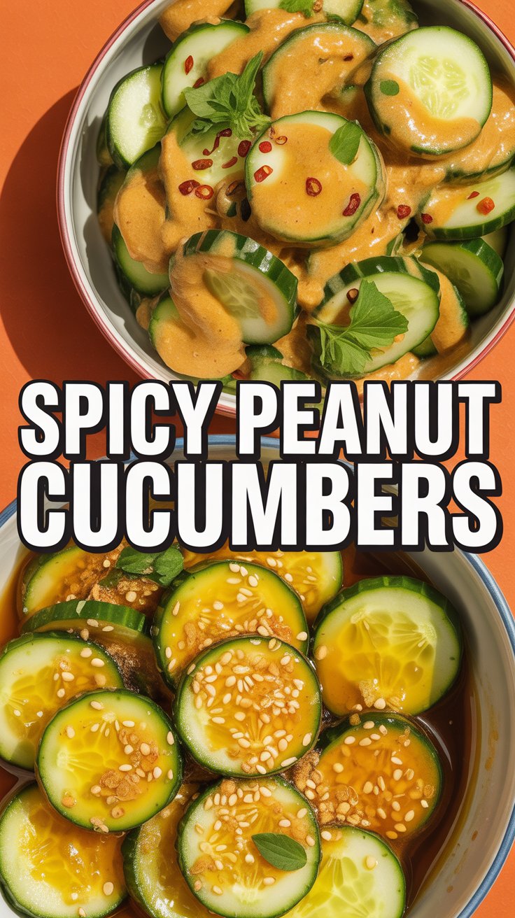 A Delicious Twist: Fresh Cucumbers Tossed in Savory Peanut Sauce 2025