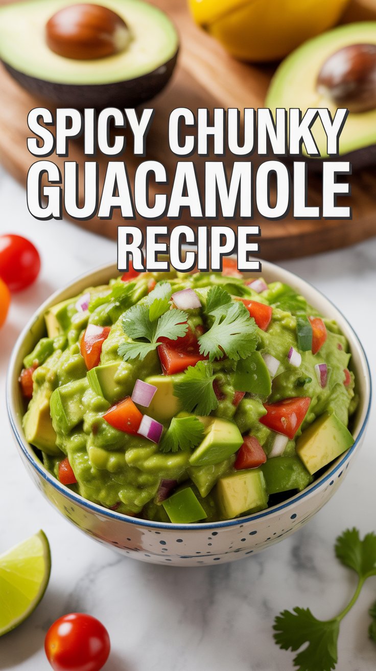 Easy Chunky Guacamole Recipe: Fresh, Zesty, and Ready in Minutes 2025