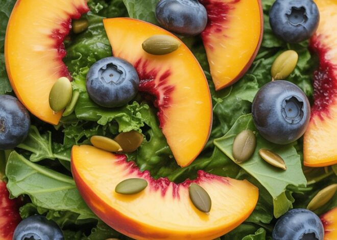 The Best Summer Peach and Blueberry Kale Salad Recipe for Light, Bright, Delicious Eating 2025-26