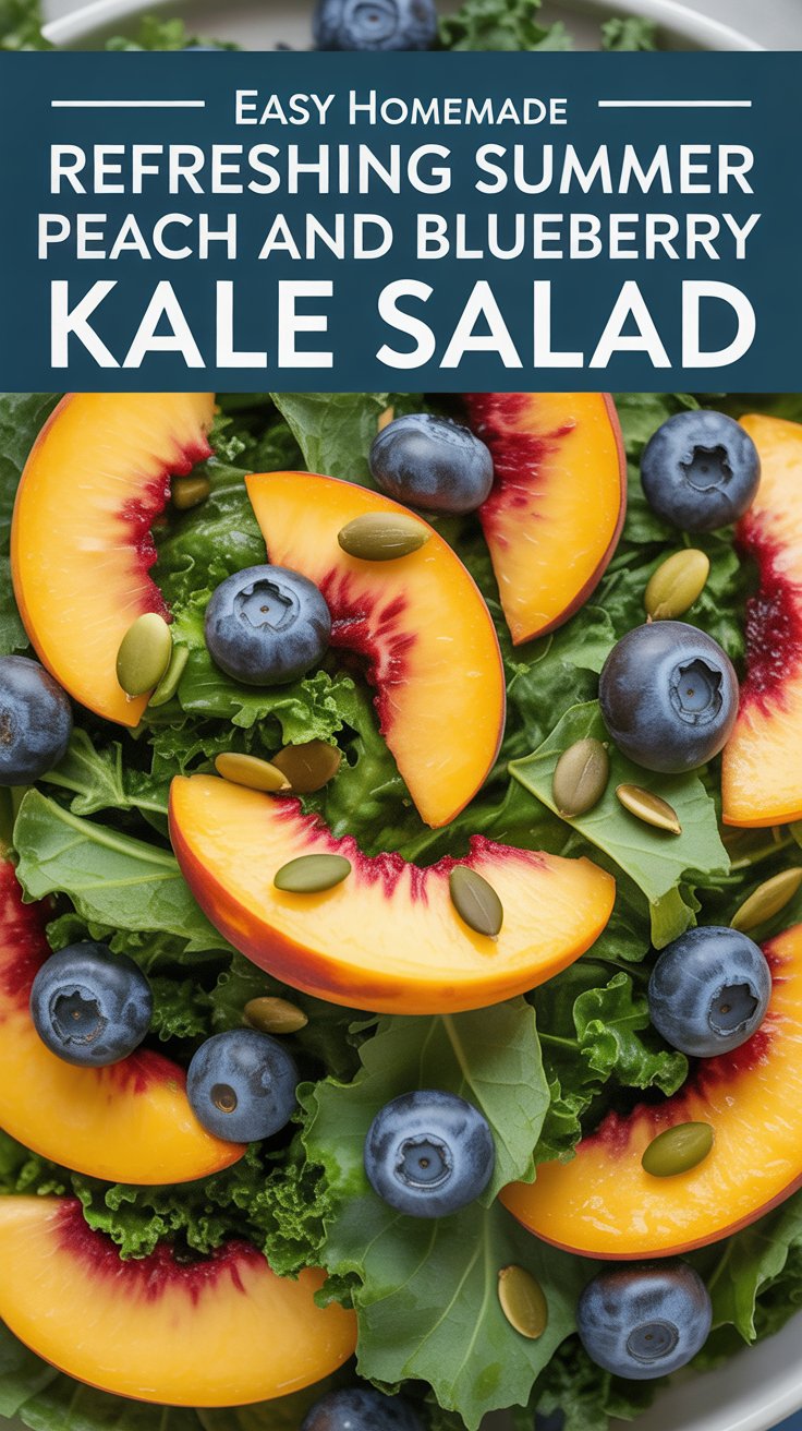 The Best Summer Peach and Blueberry Kale Salad Recipe for Light, Bright, Delicious Eating 2025-26